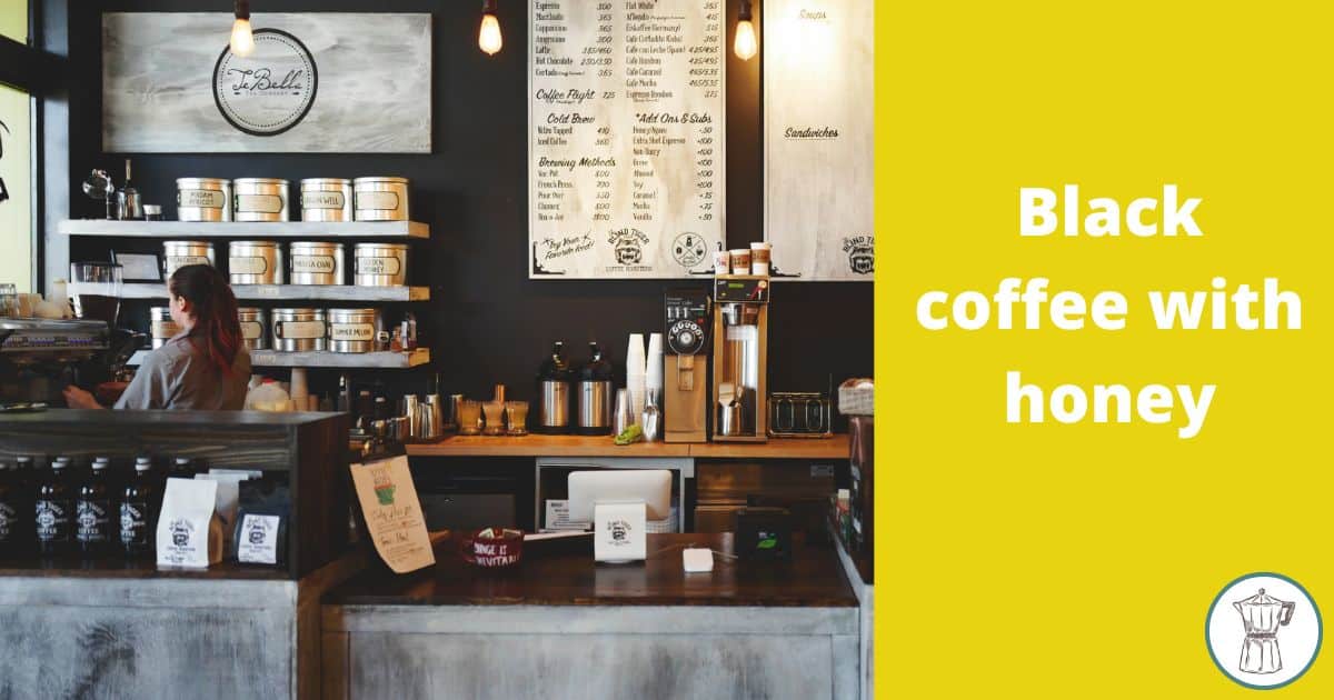 can we add honey instead of sugar in black coffee